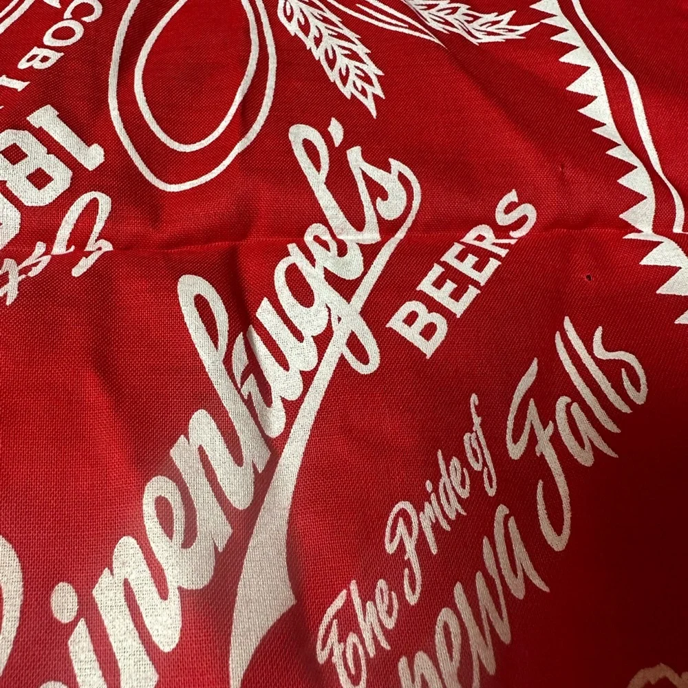 Leinenkugel Brewing Company Beers Red Bandana Scarf 22” x 21”